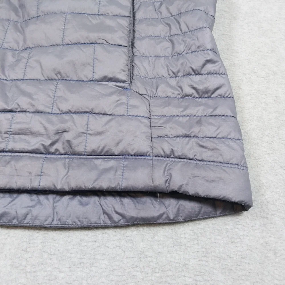 Patagonia Pullover Womens Large Gray Nano Puff Bivy Hoody Quilted 84196 Jacket